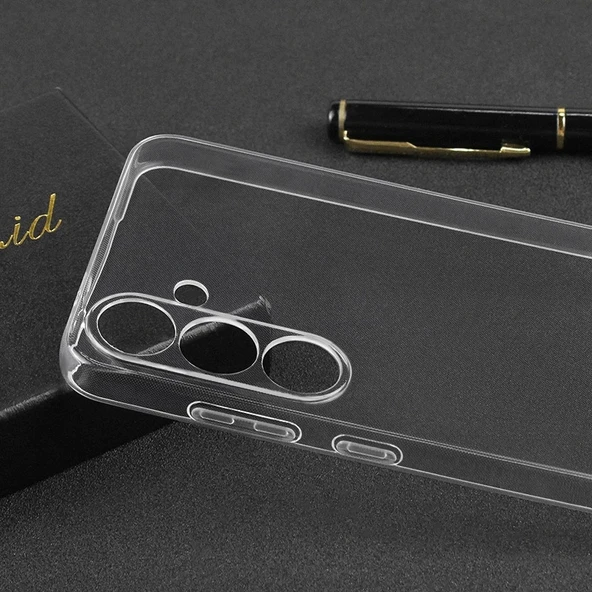 Galaxy S25 Kılıf Süper Silikon Şeffaf Kapak ürün görseli 1