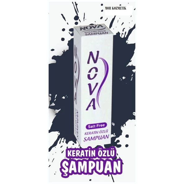 Nova Keratin Özlü Tuzsuz Şampuan 2 x 1 L ürün görseli 1