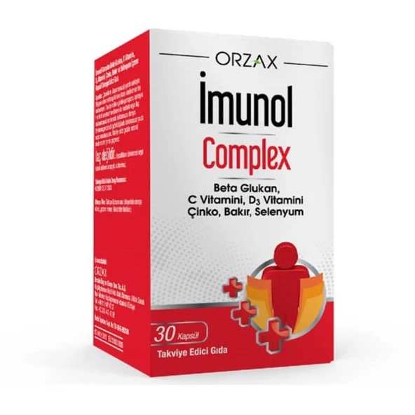 Orzax imunol Complex 30 Kapsül ürün görseli 1
