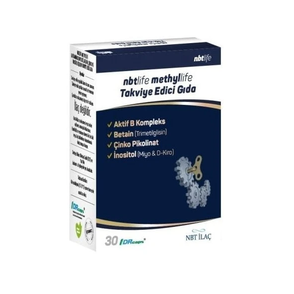Nbt Life Methyllife 30 Kapsül ürün görseli 1