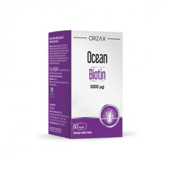 Ocean Biotin 5000 mcg 60 Kapsül ürün görseli 1
