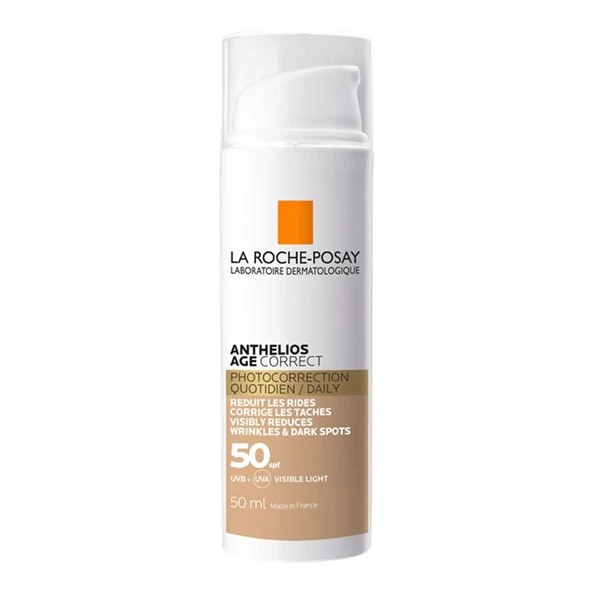 La Roche Posay Anthelios Age Correct Tinted SPF 50 Renkli Kırışıklık Karşıtı Krem 50 ml ürün görseli 1