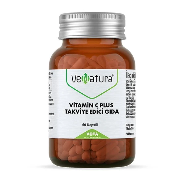 VeNatura Vitamin C PLUS (Pureway-C) Takviye Edici Gıda 60 Kapsül ürün görseli 1