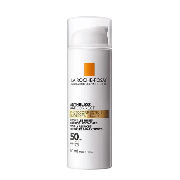 La Roche Posay Anthelios Age Correct SPF 50 Kırışıklık Karşıtı Krem 50 ml ürün görseli 1
