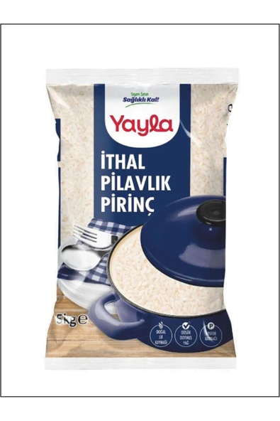 Yayla Uzun Tane İthal Pilavlık Pirinç 5 kg ürün görseli 1