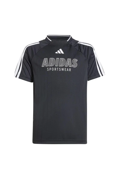 adidas Unisex Çocuk  Siyah  T-Shirt J HOT TEE JI6178 ürün görseli 1