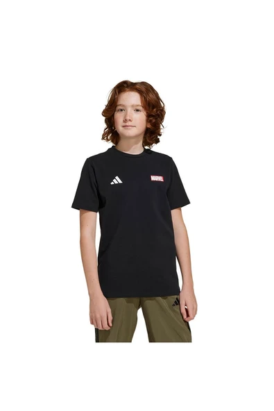 adidas Unisex Çocuk  Siyah  GRAPHIC TEE (SHORT SLEEVE J MRVL MS GFX T JC6260 ürün görseli 1