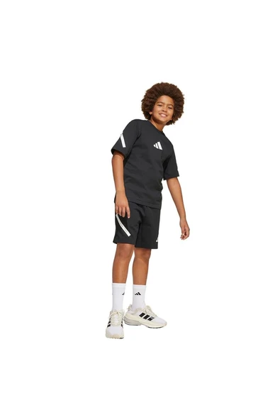 adidas Unisex Çocuk  Siyah  SHORTS (1/2) J ZNE SHORTS JD0010 ürün görseli 1