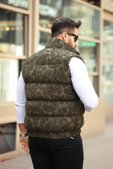 ERKEK FLOK BASKILI YELEK - Resim 12