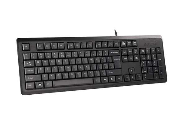 A4 TECH KR-92 Q KLAVYE USB STANDART SİYAH - Resim 2