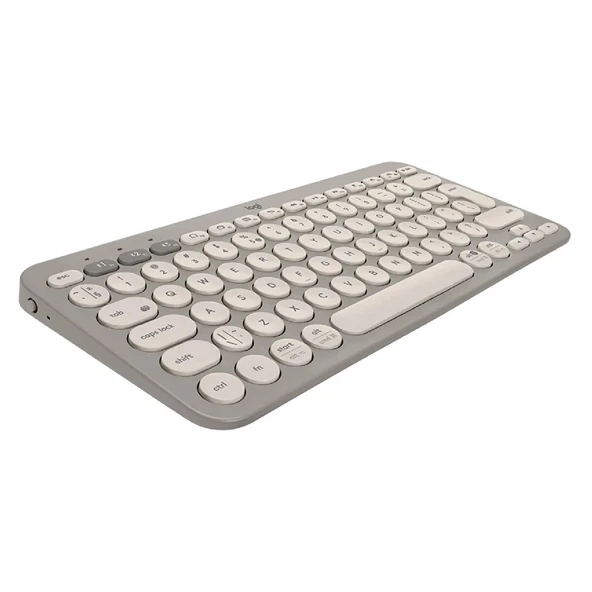 Logitech K380s Pebble Keys 2 Çoklu Cihaz Özellikli Bluetooth İngilizce Q Klavye - Resim 2
