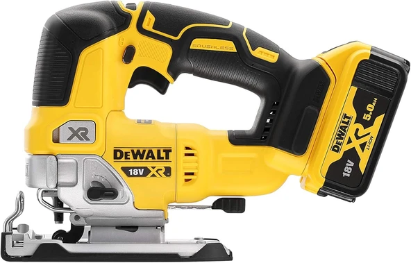 Dewalt DCS334P2 Çift Akü 5 Ah Dekupaj Testere - Resim 3