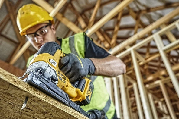 Dewalt DCS334P2 Çift Akü 5 Ah Dekupaj Testere - Resim 8