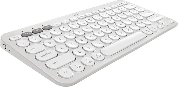 Logitech K380s Pebble Keys 2 Çoklu Cihaz Özellikli Bluetooth İngilizce Q Klavye - Resim 2