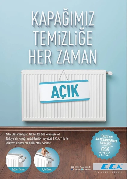 ECA PANEL RADYATÖR 400x400 PKKP TİP 22 - Resim 2