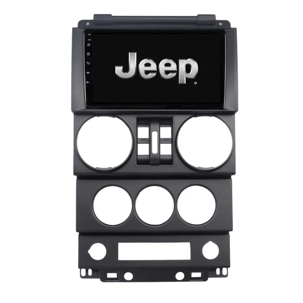 Jeep Wrangler Araç Multimedya Android Ekran Carplay Navigasyon Double Teyp 2+32 9" 07-10 Black BLUEWAY ürün görseli 1