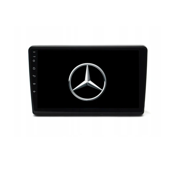 Mercedes C Class W203 Araç Multimedya Android Ekran Carplay Double Teyp 2+32 9" 00-04 Black BLUEWAY ürün görseli 1