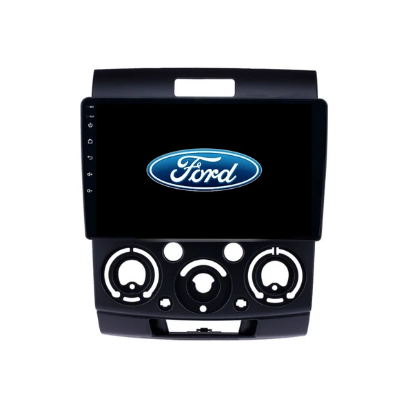 Ford Ranger Araç Multimedya Android Ekran Carplay Navigasyon Double Teyp 2+32 9" 07-11 Black BLUEWAY ürün görseli 1