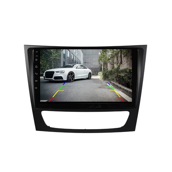 Mercedes E E Class W211 Araç Multimedya Android Ekran Carplay Double Teyp 2+32 9" 02-09 Black BLUEWAY - Resim 4