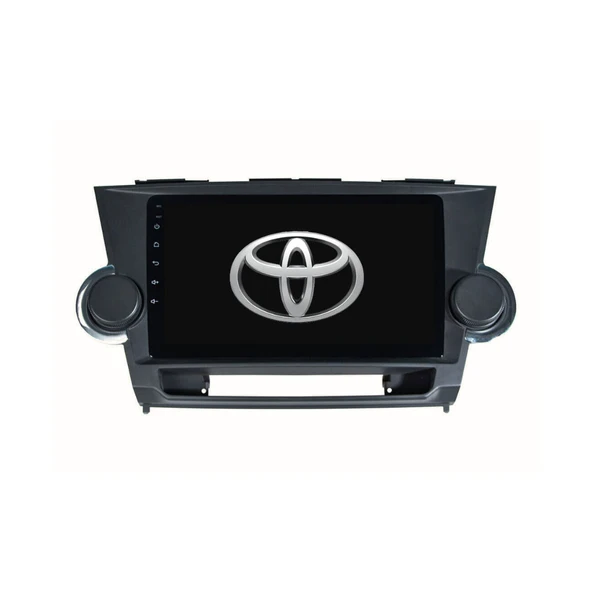 Toyota Highlander Araç Multimedya Android Ekran Carplay Double Teyp 2+32 9" 07-13 Black BLUEWAY ürün görseli 1