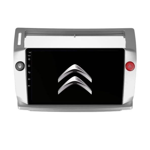 Citroën C4 Araç Multimedya Android Ekran Carplay Double Teyp Navigasyon 4+64 9" 05-11 Silver BLUEWAY ürün görseli 1