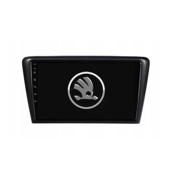 Skoda Rapid Araç Multimedya Android Ekran Carplay Navigasyon Double Teyp 2+32 9" 13-18 Black BLUEWAY ürün görseli 1