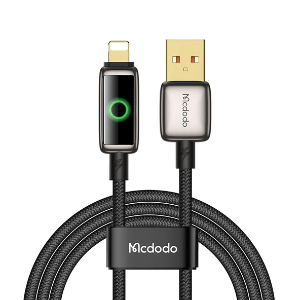 Mcdodo CA-6590 Usb iPhone Halo Otomatik Kapanma Şarj Kablo 1.2M ürün görseli 1