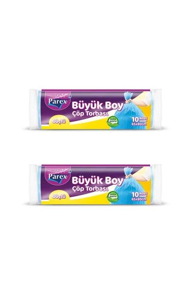 Parex Güçlü Çöp Poşeti Büyük Boy 2 Pkt ürün görseli 1