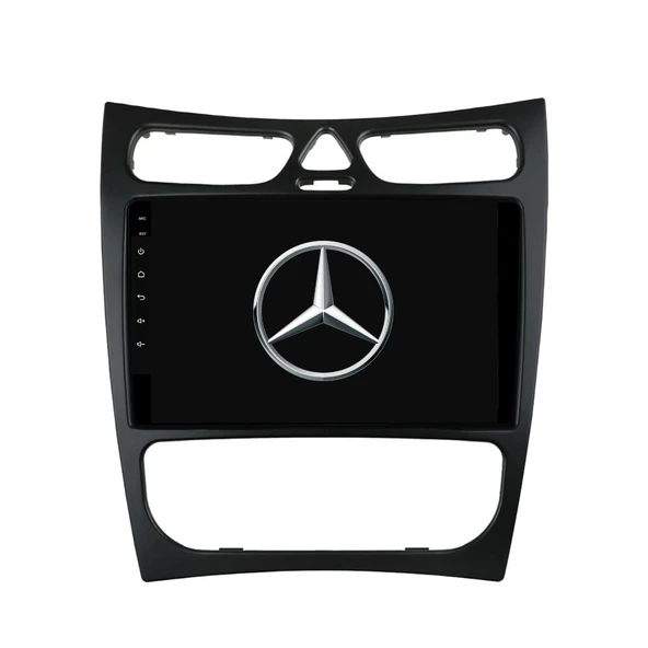 Mercedes Clk Araç Multimedya Android Ekran Carplay Navigasyon Double Teyp 4+64 9" 03-05 Black BLUEWAY ürün görseli 1
