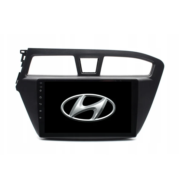 Hyundai i20 Araç Multimedya Android Ekran Carplay Navigasyon Double Teyp 4+64 9" 14-18 Black BLUEWAY ürün görseli 1