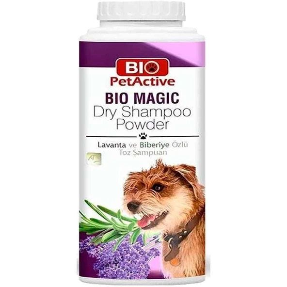 Biopet Active Lavanta-Bib.Özlü Toz Köpek Şamp. 150ml ürün görseli 1