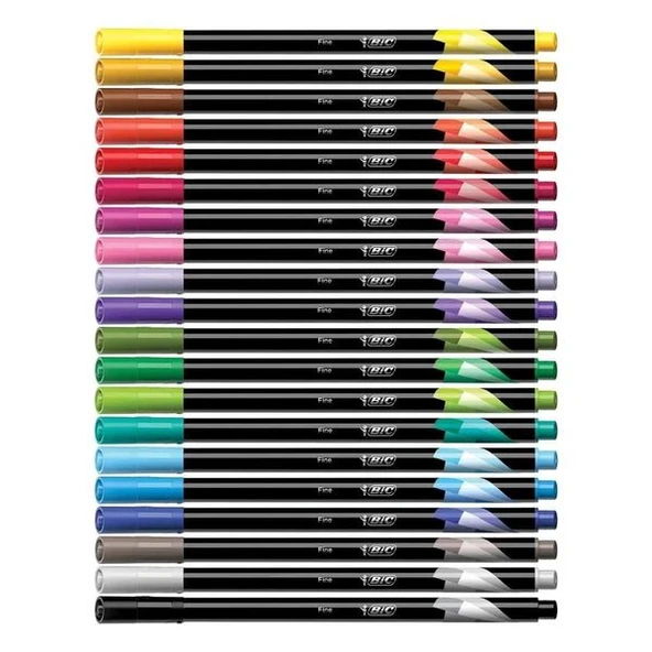 Bic İntensity Fineliner Keçeli Kalem 20'Li - Resim 3