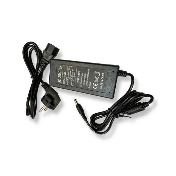 Adaptör DC 12V 10A 5.5mm 2.1mm güç kaynağı priz tipi 120Watt Led Elektrik ürün görseli 1