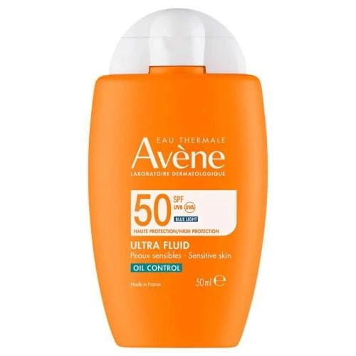 Avene Ultra Fluid Oil Control SPF50 Yağlı Ciltler İçin Çok Yüksek Korumalı Güneş Kremi 50 ml ürün görseli 1