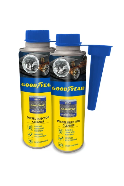 Goodyear Dizel Enjektör Temizleyici Yakıt Katkı Seti 300 Ml (2 Adet) ürün görseli 1