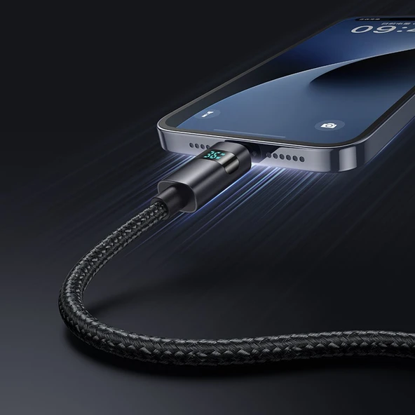 Mcdodo CA-6570 36W TypeC Lightning iPhone Şarj Kablo Siyah - Resim 4