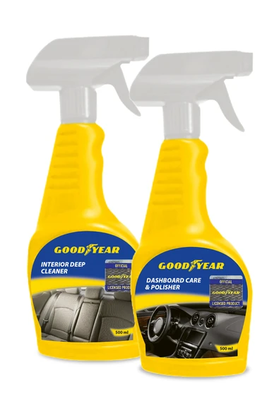 Goodyear Torpido Cilası Ve Döşeme Temizleyici Seti 500 Ml ürün görseli 1