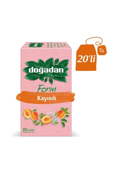 Doğadan Form Kayısılı Bitki Çayı 20'li ürün görseli 1