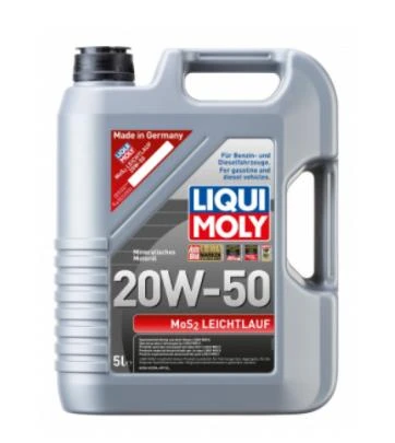 Liqui Moly Mos2 Low-Friction 20W-50 Motor Yağı 5Lt ürün görseli 1