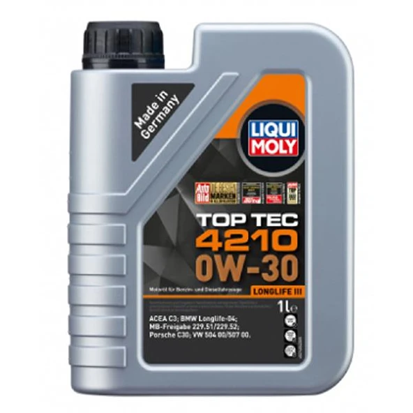 Liqui Moly Top Tec 4210 0W-30 Motor Yağı 1Lt ürün görseli 1