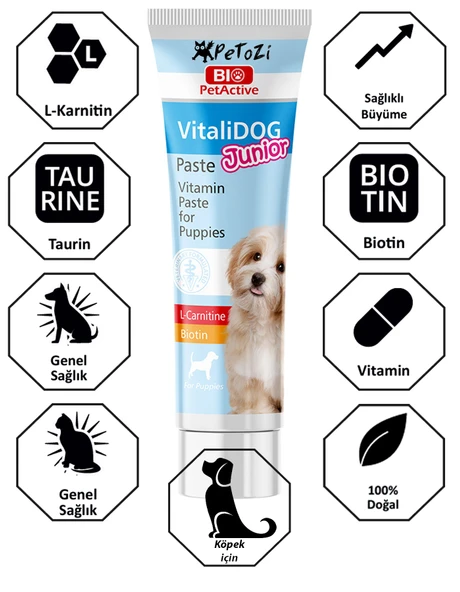 Yavru Köpekler için Vitamin Paste 100 ML ürün görseli 1