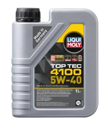 Liqui Moly Top Tec 4100 5W-40 Motor Yağı 1Lt ürün görseli 1