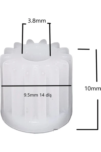 AlanyaYedekParca  Blender Çırpıcı Dişli Kutusu Mil Dişlisi Arzum, Beko, King, Fakir, Homend, Essenso, Goldmaster,Tefal ürün görseli 1