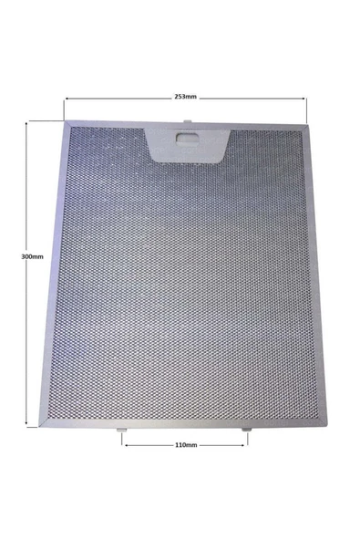Alanya Yedek Parça Davlumbaz Emiş Filtresi 300 x 253 mm 11013941 B6 ürün görseli 1