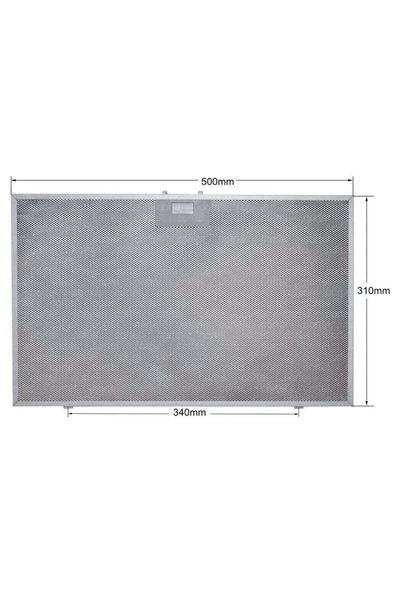 Alanya Yedek Parça 500x310 mm Davlumbaz Aspiratör Filtresi  00432785  E2 ürün görseli 1