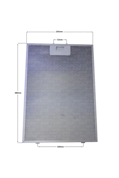 HGNM E Trading  2 Adet Davlumbaz Yağ Filtresi Aspiratörü, 265x380 mm, 11025757 ürün görseli 1