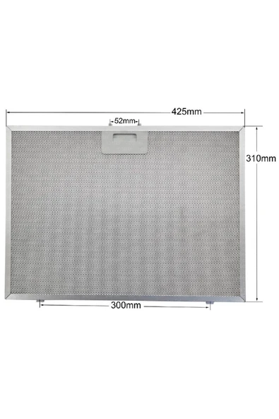 Alanya Yedek Parça 425x310mm Metal  Yağ Filtresi 00671276 E1 ürün görseli 1