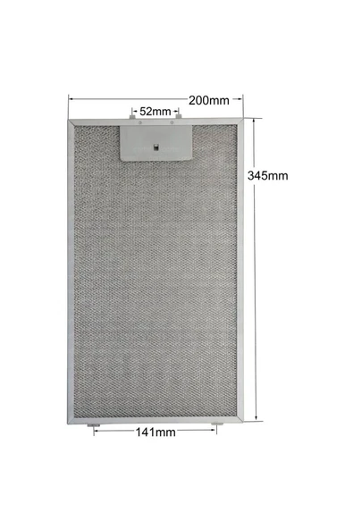 Alanya Yedek Parça 345x200mm Davlumbaz Yağ Filtresi Mutfak Aspiratörü 11010157   F14 ürün görseli 1