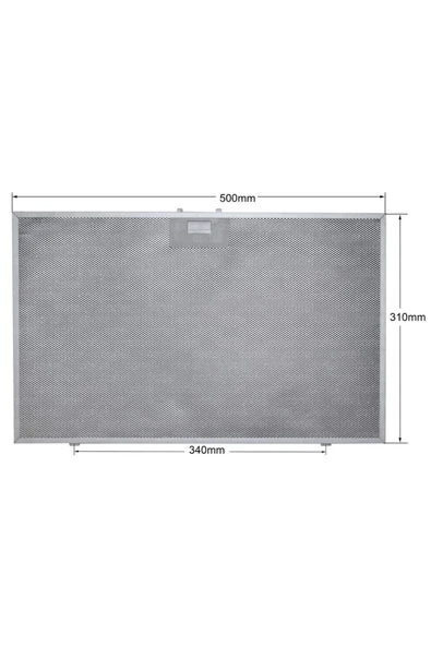 Alanya Yedek Parça 508 x 159 mm Davlumbaz Filtresi 4055344149 ürün görseli 1
