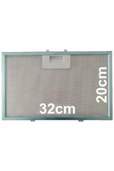 HGNM E Trading  2 Adet 320x200 mm Aspiratör Davlumbaz Metal Yağ Filtresi - 11010164, 20x32, 3BC585GB, 3BC585GN F10 ürün görseli 1